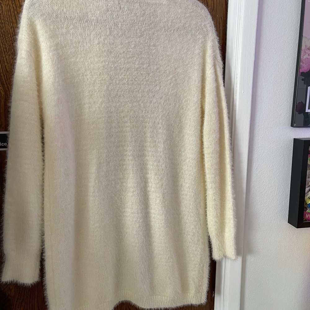 Long Fuzzy Cardigan - Picture 2 of 4